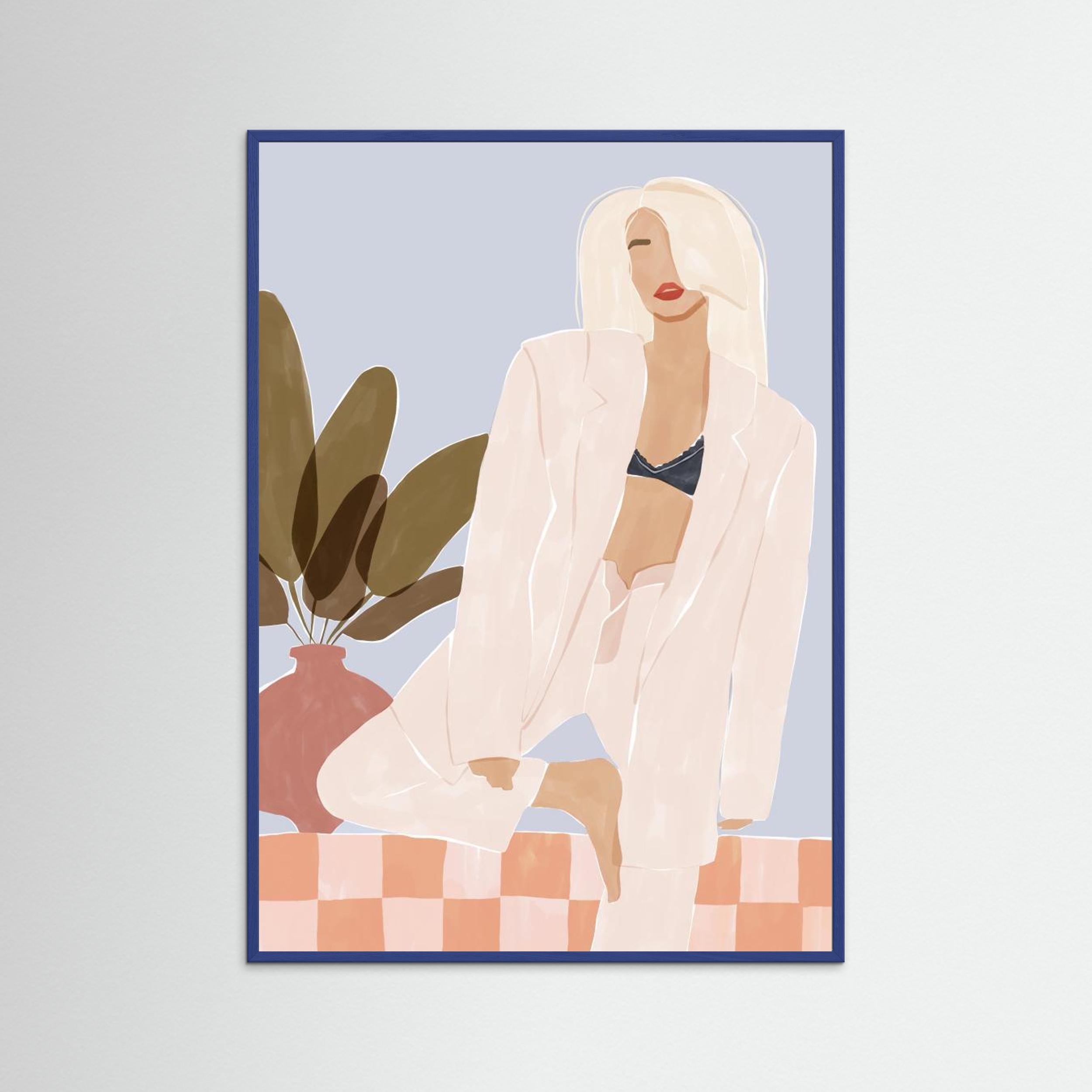 Too Lazy To Yoga by Ivy Green Illustrations