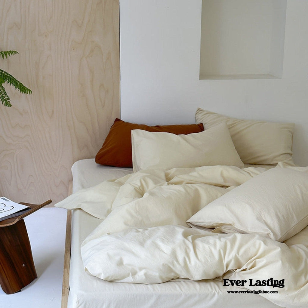 Ever Lasting° Modern Washed Cotton Bedding Set — Black Stripe