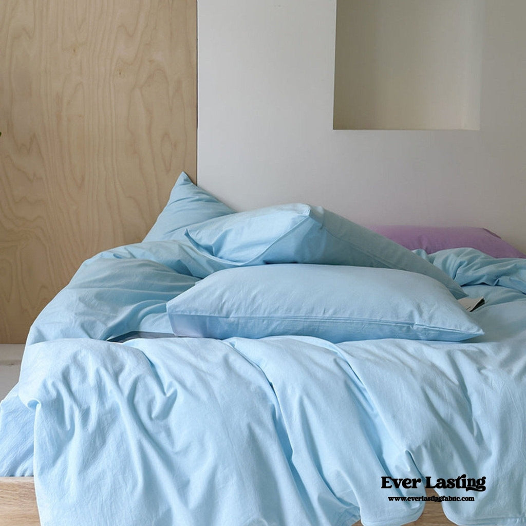 Ever Lasting° Modern Washed Cotton Bedding Set — Black Stripe