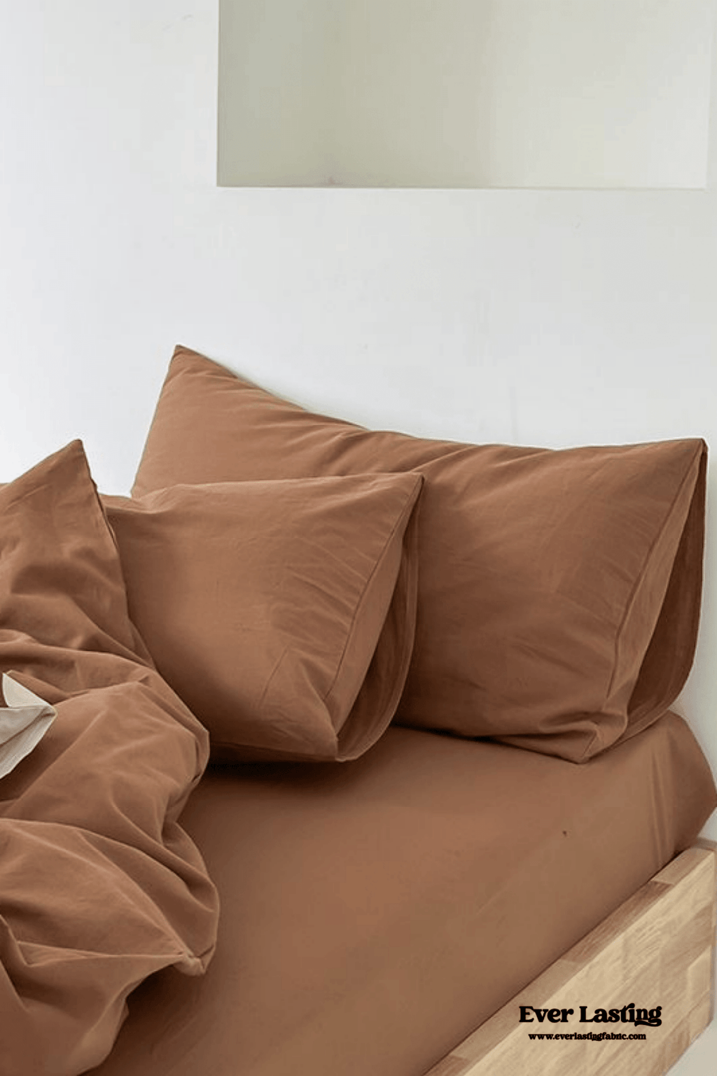 Ever Lasting° Modern Washed Cotton Bedding Set — Black Stripe