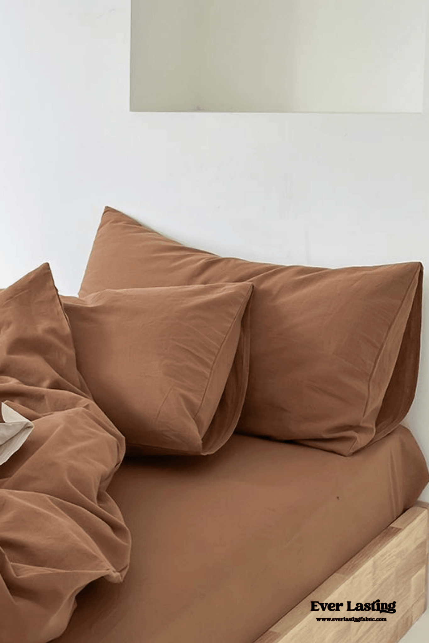 Ever Lasting° Modern Washed Cotton Bedding Set — Black Stripe