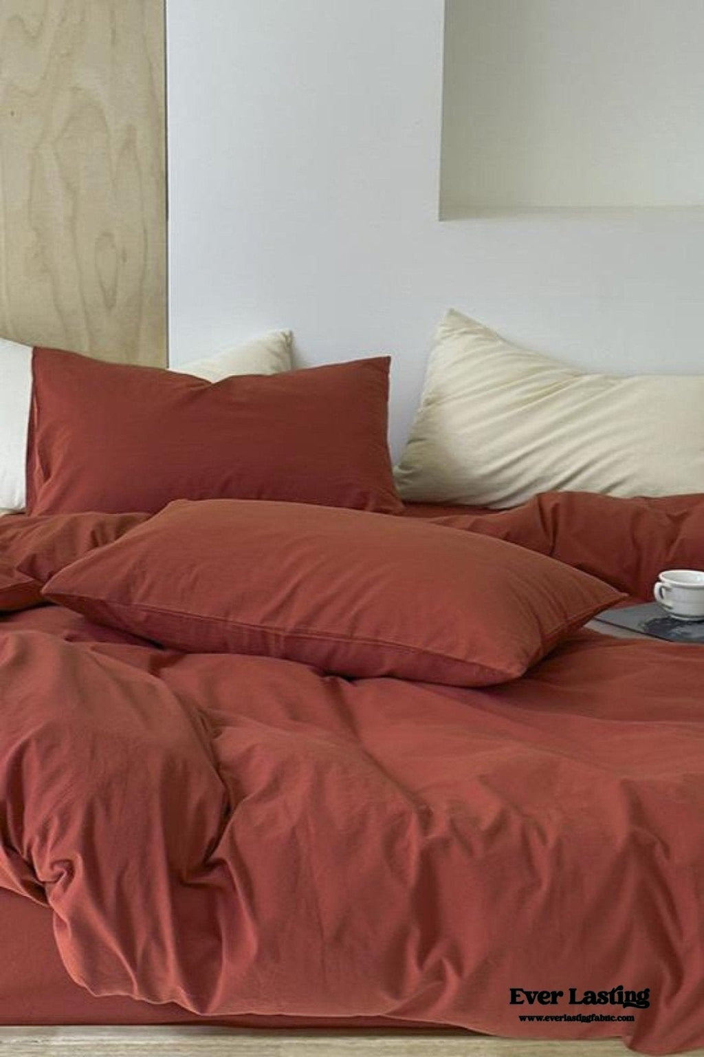 Ever Lasting° Modern Washed Cotton Bedding Set — Black Stripe