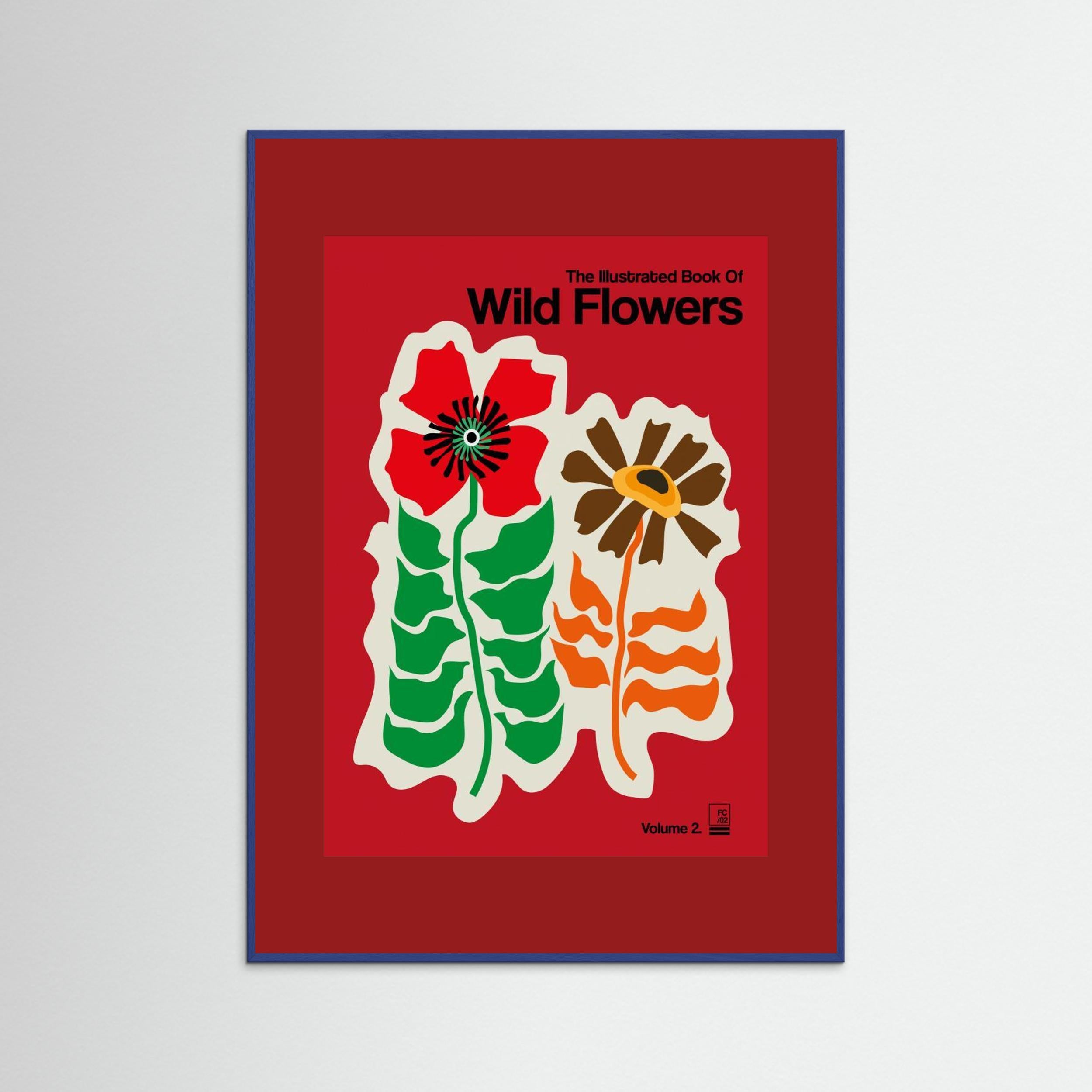 The Illustrated Book Of Wild Flowers Vol.2 Red by Frances Collett