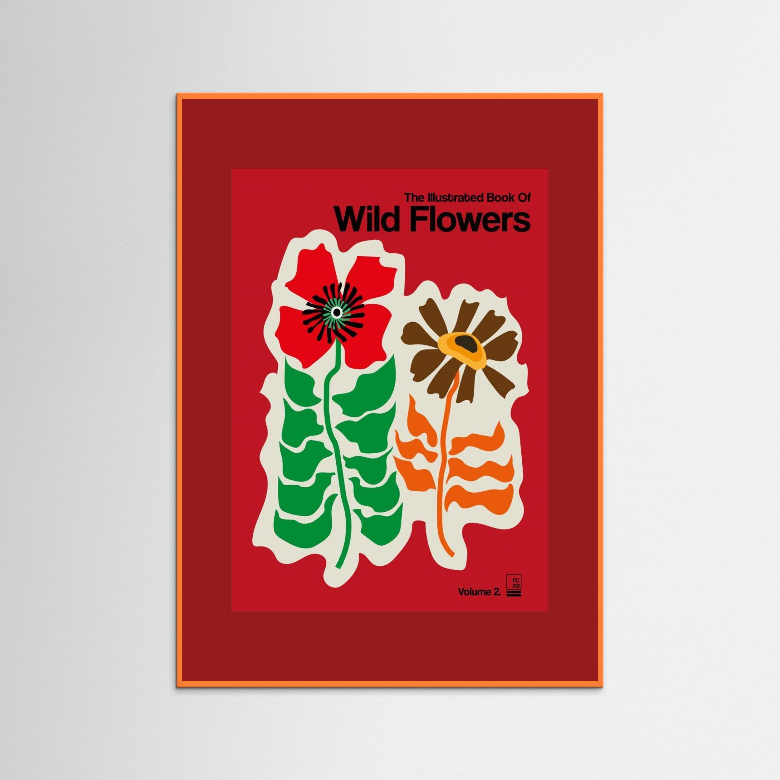 The Illustrated Book Of Wild Flowers Vol.2 Red by Frances Collett