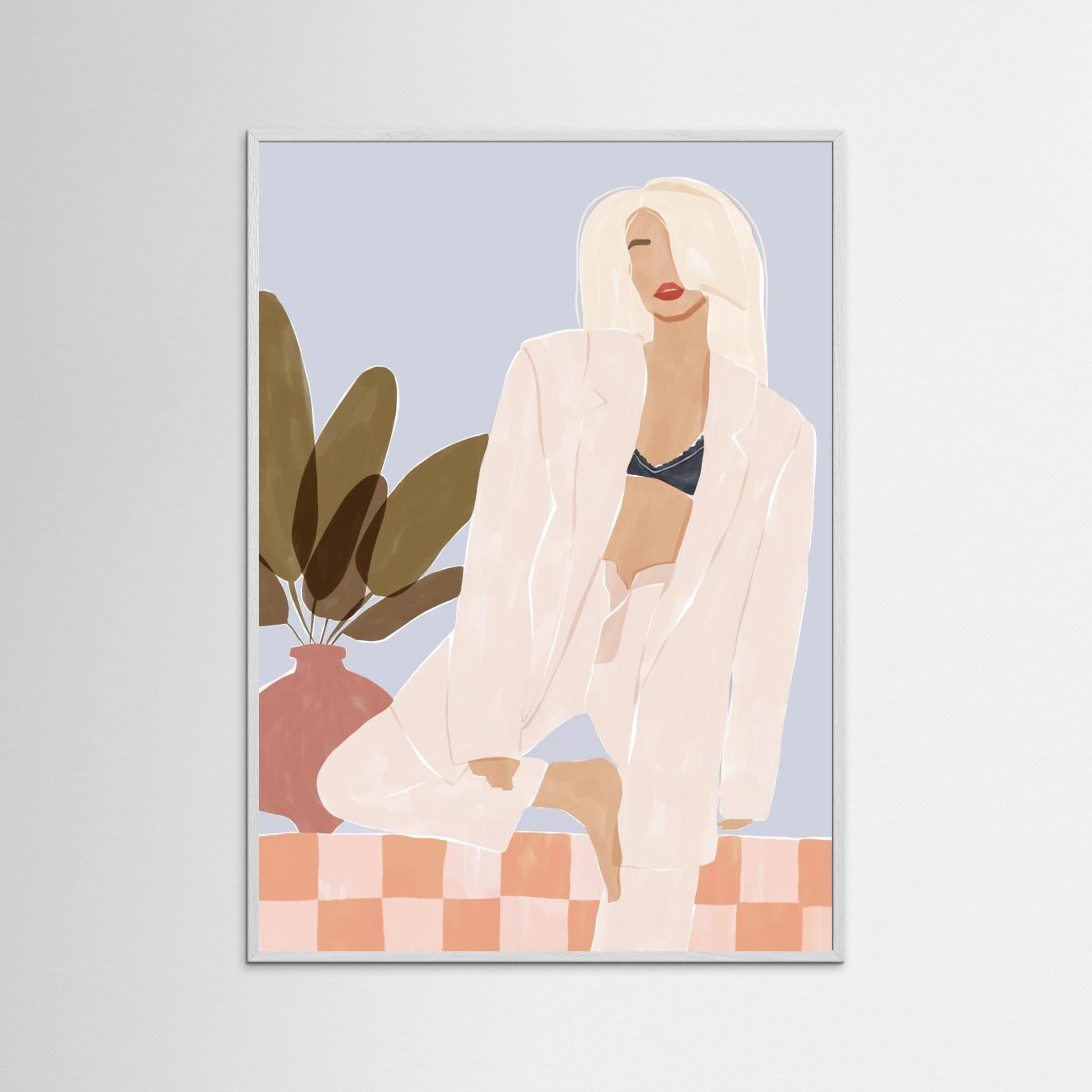 Too Lazy To Yoga by Ivy Green Illustrations